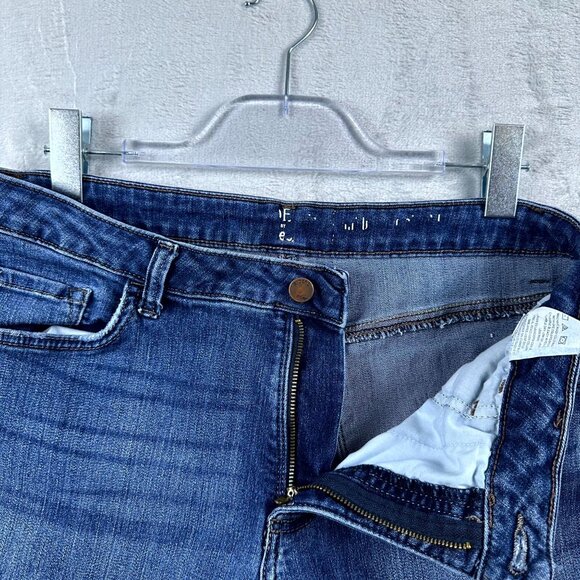 Riders by Lee Women's Straight Leg Jeans Denim 1SMTCW6 Blue Size 14 Petites - Picture 4 of 10